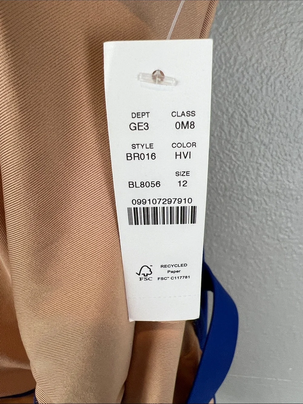 NWT J. Crew Crossback Swimsuit One Piece Blue 12 - Picture 9 of 12